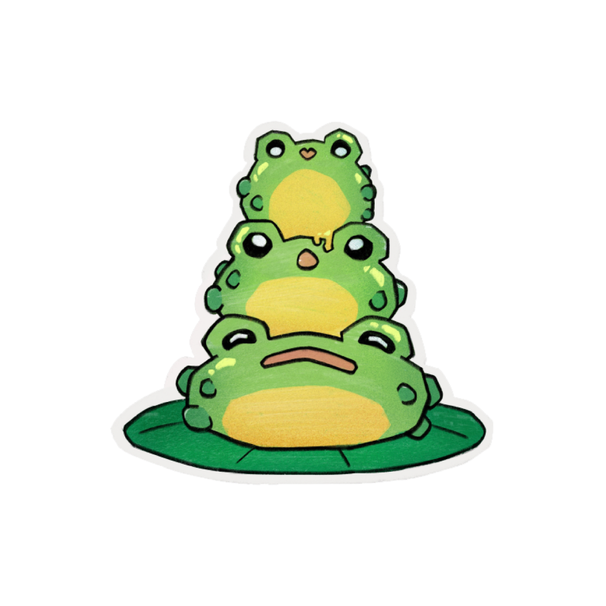 Frog Slime Sticker