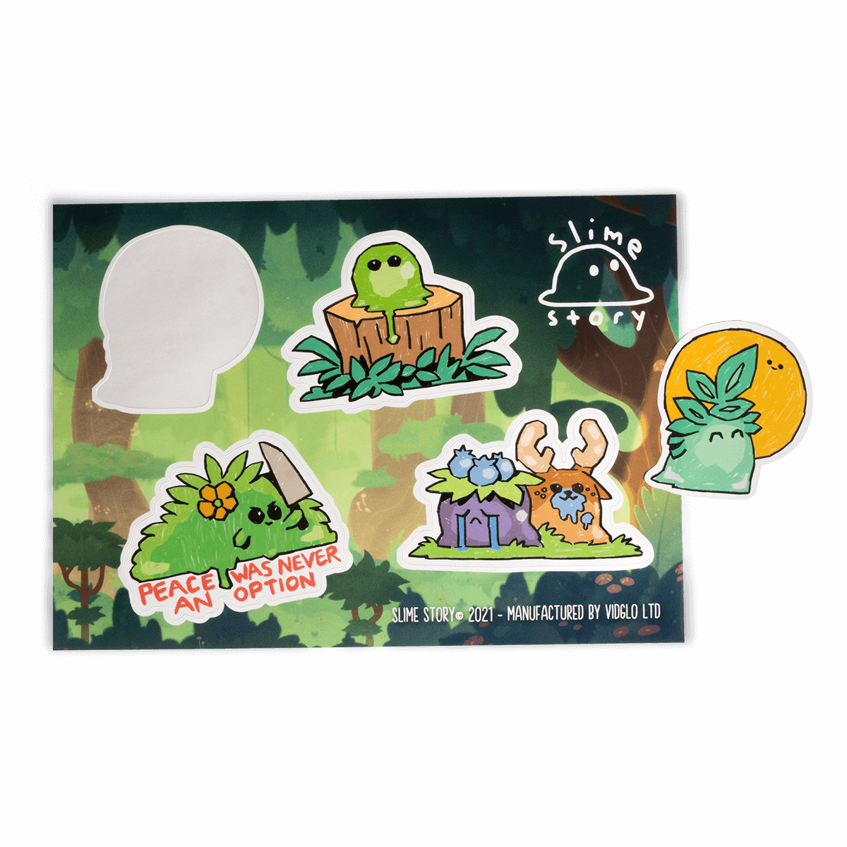 Forest Slime Sticker Set